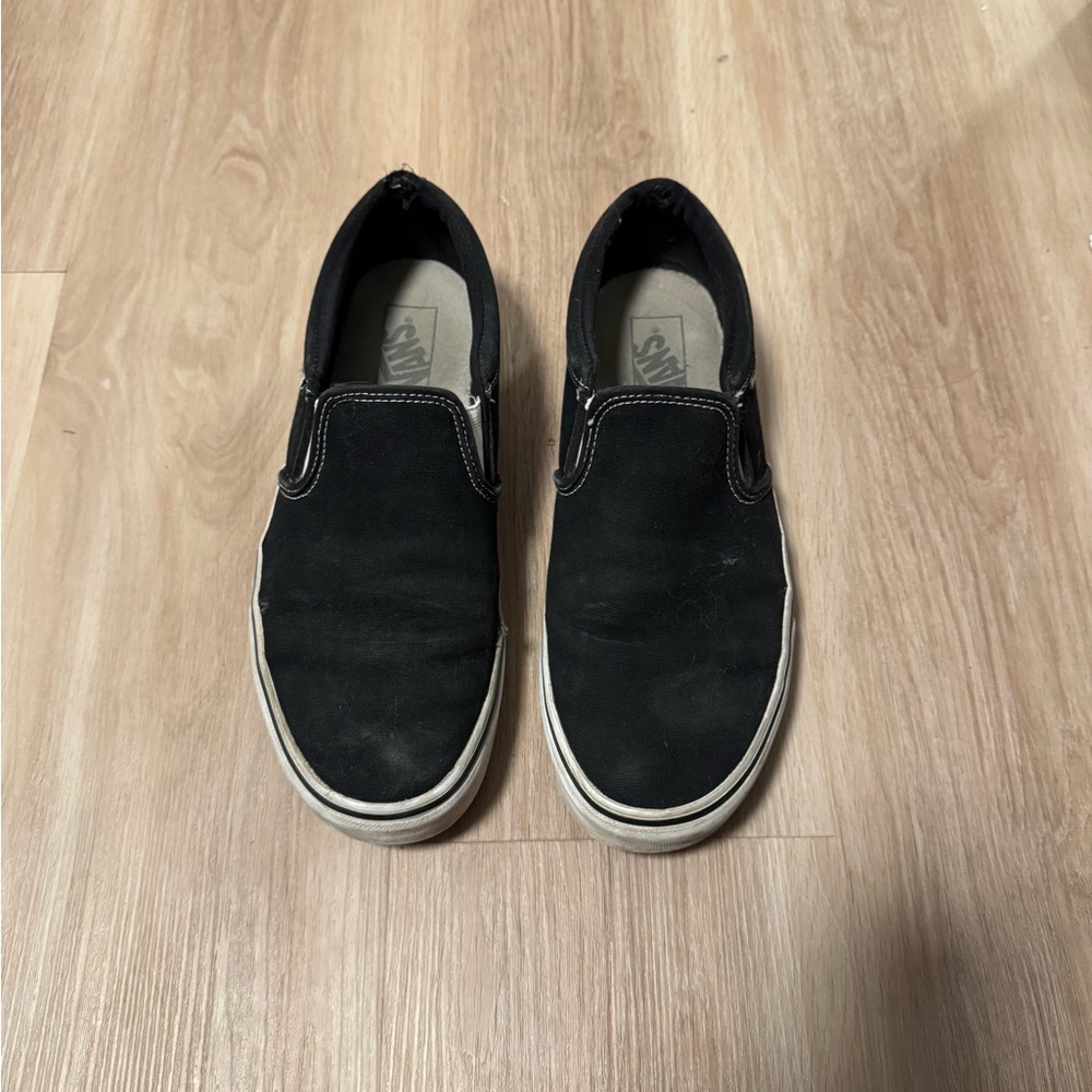 Vans Men's Black Slip-On Shoes